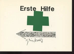 BEUYS JOSEPH CARTE POSTALE D'ART ORIGINALE EDITIONS STAECK ART POSTCARD FLUXUS - Bild 1 von 2