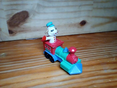 ERTL 1994 Shari Lewis LAMBCHOP Engine Car Diecast Train Car 4 inch Great Shape Cover