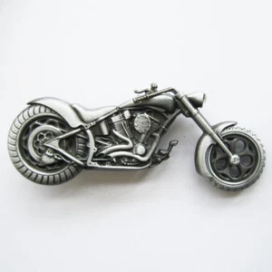 3D Motorcycle Chopper Metal Belt Buckle - Picture 1 of 1