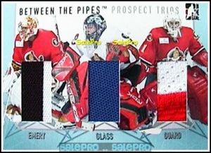 BTP BETWEEN THE PIPES 2006 EMERY GLASS GUARD GOALIES RARE TRIPLE GAME JERSEY 5C - Bild 1 von 2