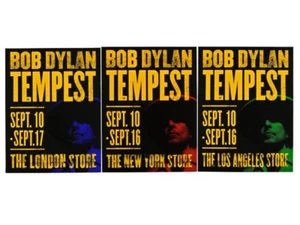 Bob Dylan Tempest Pop Up Shop 14x11 set poster serigrafia serigrafato AS* - Foto 1 di 5