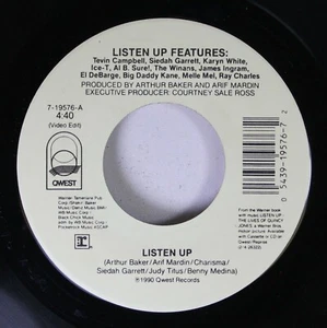 90'S 45 Listen Up - Listen Up / Listen Up On Qwest - Picture 1 of 2