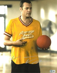 FOTO AUTOGRAFIADA FIRMADA POR VINCE VAUGHN DODGEBALL 11X14 BECKETT BAS - Imagen 1 de 1