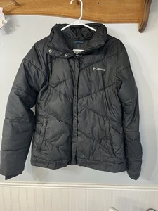 Columbia Omni-Heat Puffer Jacket Damen Large schwarz gesteppte Winterjacke - Bild 1 von 9