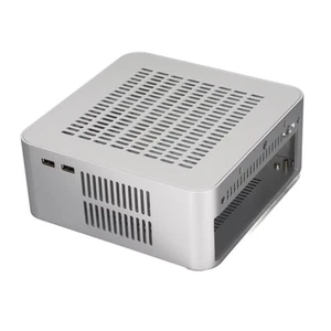 Mini ITX HTPC Case Aluminum Alloy Desktop Computer Case Good Heat Dissipation - Afbeelding 1 van 12