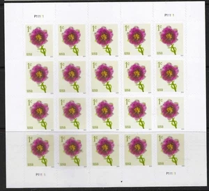 1¢ WONDER'S ~ US 1¢ FLOWER TULIP SHEETLET OF 20 VF MNH ~ Y347 - Picture 1 of 1
