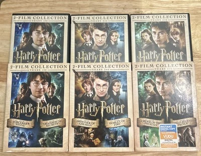 Harry Potter Years 1 2 3 4 5 6 DVD - Authentic US Release - image 1 of 4