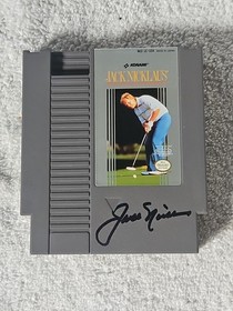 Jack Nicklaus Golf NES Nintendo Signed Cartridge JSA AUTHENTIC