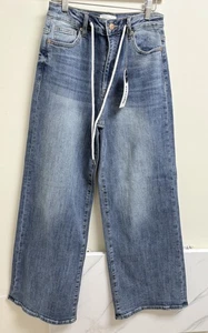 Special A Women’s Straight Leg Wide Jeans Blue Size 5/27 P8105M Medium Wash  - Picture 1 of 8