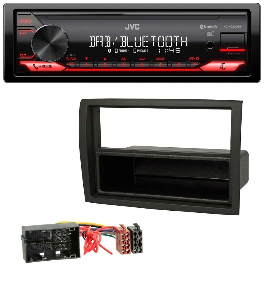 JVC Bluetooth USB DAB MP3 Autoradio für Fiat Ducato Citroen Jumper Peugeot Boxer - Bild 1 von 4