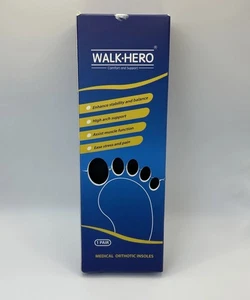 Plantillas Walk Hero confort y soporte talla para mujer 7-71/2 NUEVAS dañadas, caja abierta - Imagen 1 de 4