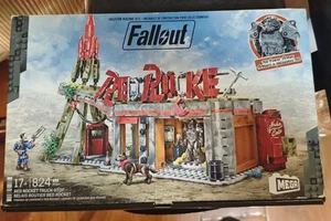 Mega Construx Bloks Fallout HXT00 Red Rocket Truck Stop Building Block Toy Set - Picture 1 of 3