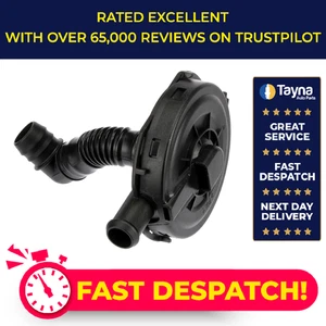Crank Case Breather fits AUDI A6 C5 2.4 01 to 05 BDV Gates 077103245C 078103245E - Picture 1 of 7