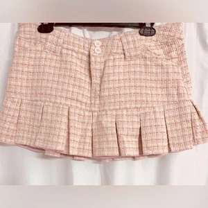 Steve & Harris University Sportswear Y2K Pink Karierter Minirock mit Gürtel 12 - Bild 1 von 8