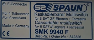 Spaun Kaskadierbarer Multiswitch SMK 9940 F - Bild 1 von 2