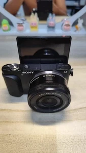 SONY Alpha NEX-3N black 16.1MP Mirrorless Digital Camera With OSS 16-50mm lens - Picture 1 of 9