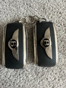 2 OEM Bentley KEY FOBs VERY RARE!!! Continental GT GTC Flying Spur LQQK - Picture 1 of 6