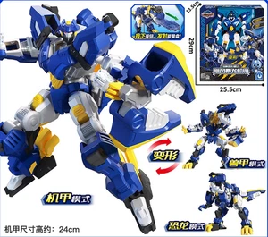 Figura Robot Transformado Dinosaurio Miniforce Super Dino Power 2 TARBO STORM T-Rex - Imagen 1 de 9