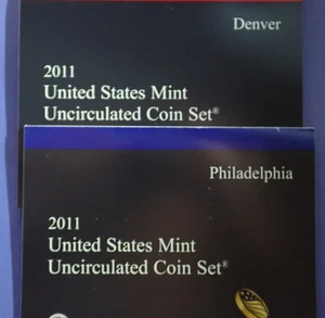 2011 Mint Set 28 Brilliant Uncirculated Coins - Picture 1 of 6