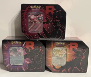 Pokemon 2025 Latas Coleccionistas - JUEGO DE 3 [Mewtwo, Nidoking y Persa] - Selladas - Imagen 1 de 2