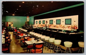 Postcard Paradiso Cafe Lounge & Restaurant Detroit Michigan Unposted c 1963 - Picture 1 of 2