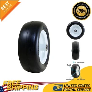 High-Performance 11x4.00-5 Flat Free Tire with 5" Hub for Zero Turn Mowers - Picture 1 of 8