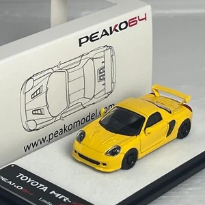 1/64 Peako Peako64 Toyota MR2 MRS Yellow Ltd 888 pcs PGM - Picture 1 of 2