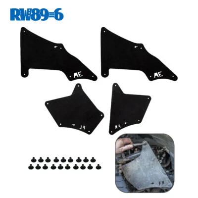 Juego de 4 sellos contra salpicaduras y clips para Toyota 4Runner 2003-2009 guardabarros guardabarros protector Foto 1 de 4