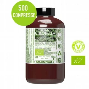 Chlorella Bio Cruda No Additivi-No OGM - 500 compresse da 500mg - Foto 1 di 4