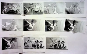 Página en miniatura de la película de guión gráfico The Little Mermaid Ariel's Beginning Production - Imagen 1 de 2
