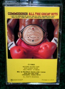 Commodores All The Greatest Hits Cassette Tape - Picture 1 of 3