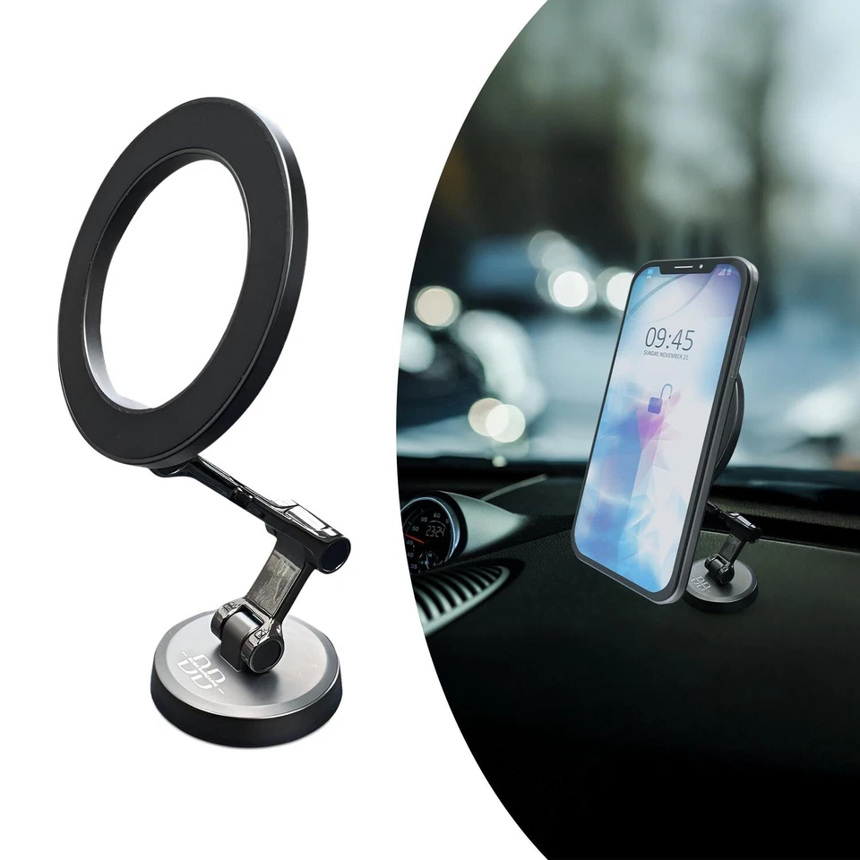 For MagSafe iPhones 16 15 14 13 Pro Max & Samsung Magnetic 360 Car Phone Mount - Image 1 of 4