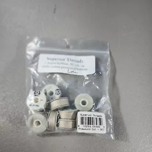 Superior Threads Cotton 11 Prewound 100% Cotton Beige Bobbins 92 yds. each - Picture 1 of 2