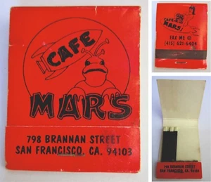 FIAMMIFERI PUBBLICITARI "CAFE - MARS" - SAN FRANCISCO USA - ANNI '90 - (Rarità) - Picture 1 of 1