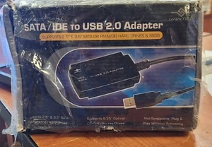 Vantec SATA IDE to USB 2.0 Adapter Vantec CB-ISATAU2 - Rough Box NEW! - Picture 1 of 2