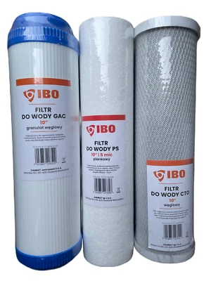 Wasserfilter Filtereinsatz Vorfilter 10" Schaumeinsatz CTO GAC Kohlenstoff SET - Bild 1 von 4