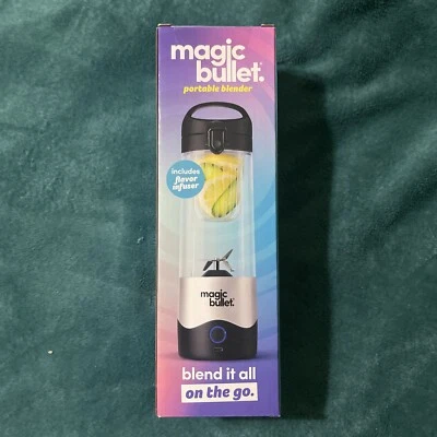 Magic Bullet Portable Blender MB-BX554-23 Sliver New In Box - Image 1 of 4