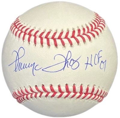 JAMES SPENCE AUTHENTICATION (JSA) Thurman Thomas "HOF 07" Autographed Baseball (JSA)