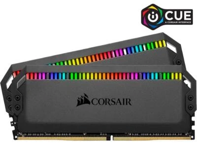 ✔NEW✔ CORSAIR Dominator PLATINUM RGB 32GB (2x16GB) 3600 MHz ✔CL14✔ *B-DIE* DDR4 - Image 1 of 4