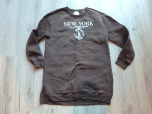 No Comment Sweatshirt Women's L NEW YORK CITY RESORT & SPA Embroidered Logo EUC - Picture 1 of 7