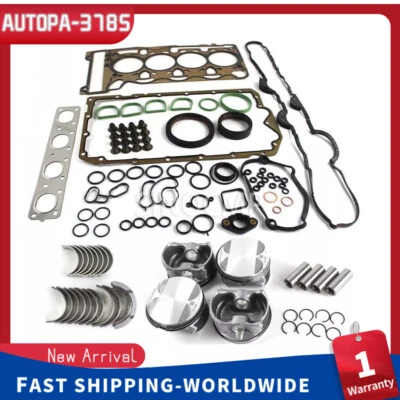 Kit de revisión de motor N46 2,0 L apto para BMW 318i 120i 320i 520i E88 E60 X1 X3 Z4 Foto 1 de 4