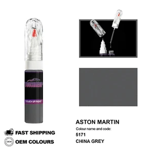 FOR ASTON MARTIN CHINA GREY 5171 Touch Up Paint Pen Brush Fix Kit Scratch Chip - Picture 1 of 8