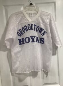 Vintage 80s Bike 90s football jersey practice jersey Georgetown Hoyas L
