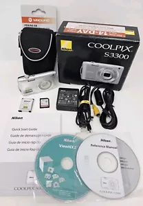 Nikon COOLPIX S3300 16MP Digital Camera w Many Extras, New Pouch, Original Box - Picture 1 of 14