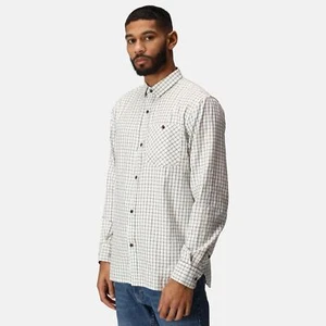 Regatta Tattersall green check brushed cotton-mix country farmer's work shirt - Picture 1 of 8