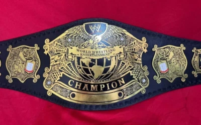 Cinturón de lucha libre campeonato indiscutible 2 mm latón tamaño adulto Foto 1 de 4