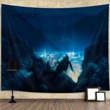 Fantasy Ocean City Atlantis Extra Large Tapestry Wall Hanging Background Game