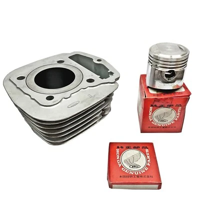 Cilindro Honda CB100 1970-1972 pistón OEM 12100-107-710 50,5 mm +,25 mm de gran tamaño Foto 1 de 4