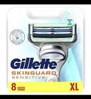 Gillette Skinguard Sensitive Razor Blades for Men - 8 Refills