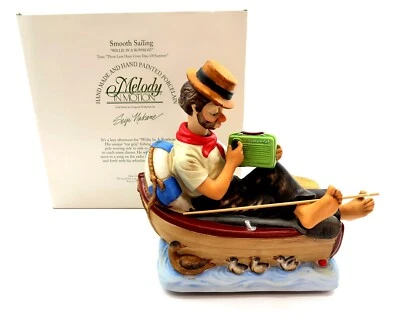 Melody in Motion WILLIE IN A REWBOAT Suave Vela Hobo Waco Caja de Música ~ ¡FUNCIONA! Foto 1 de 4